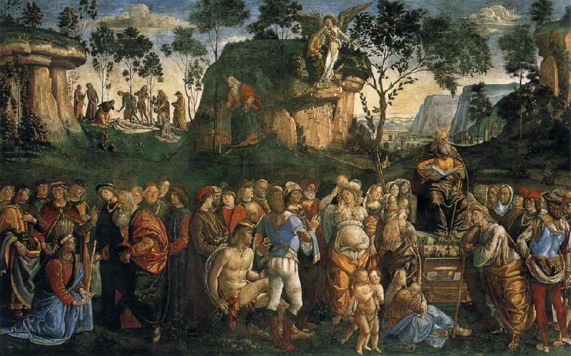 Luca Signorelli Testament and death Moses Sweden oil painting art